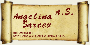 Angelina Šarčev vizit kartica